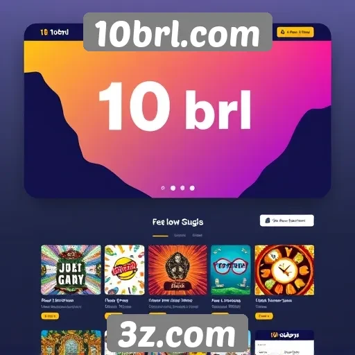 Interface do usuário do site 10brl é intuitiva e acessível